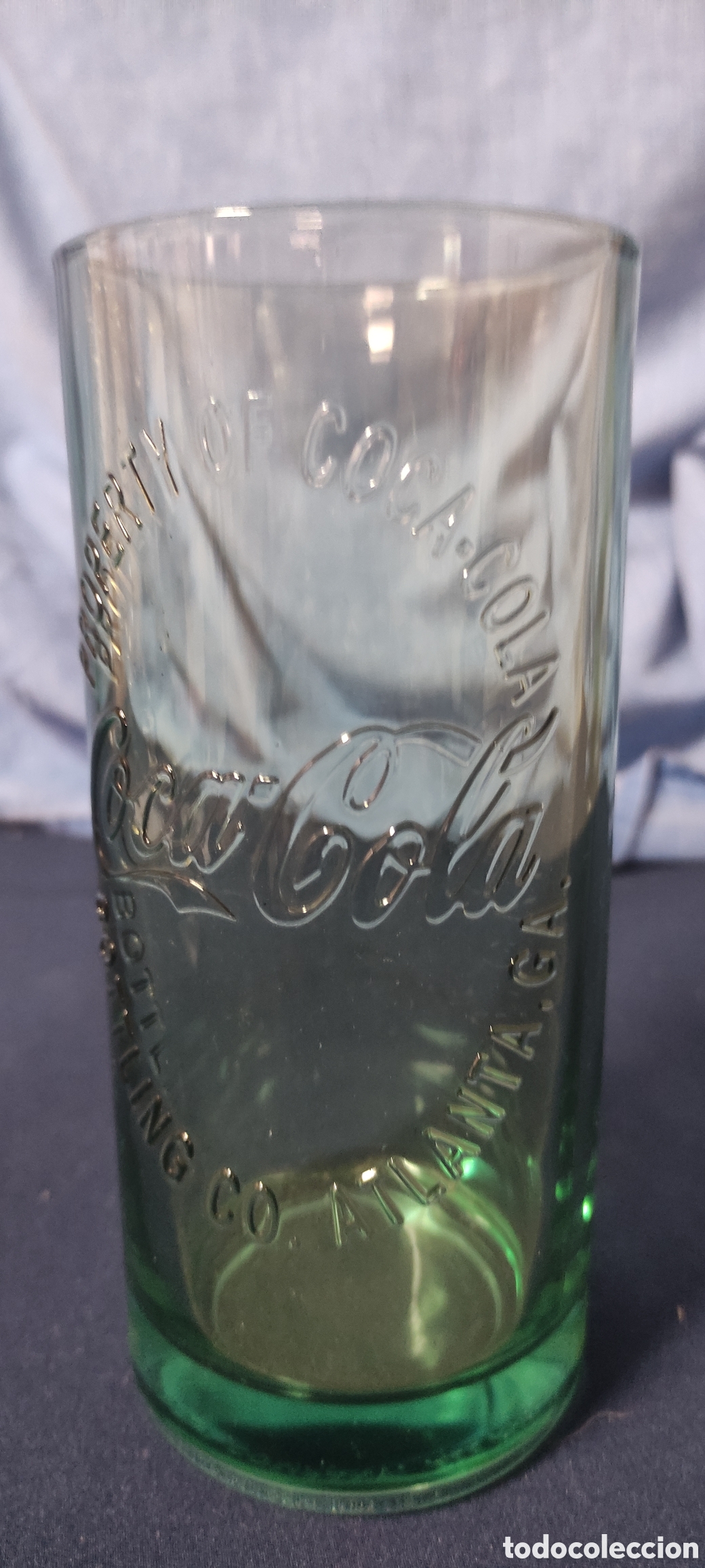 Coleccionismo de Coca-Cola y Pepsi: Vaso de cocacola de cristal - Foto 4