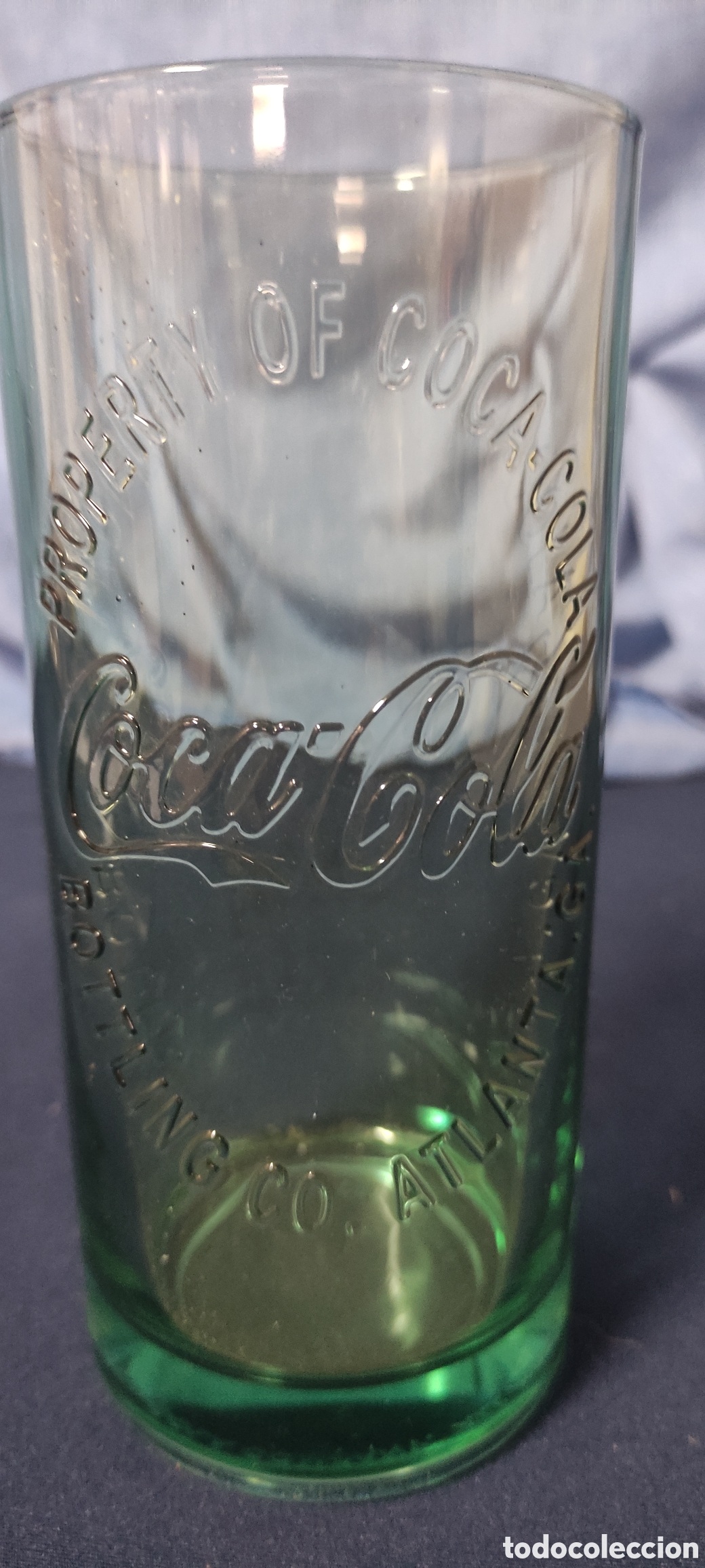 Coleccionismo de Coca-Cola y Pepsi: Vaso de cocacola de cristal - Foto 6