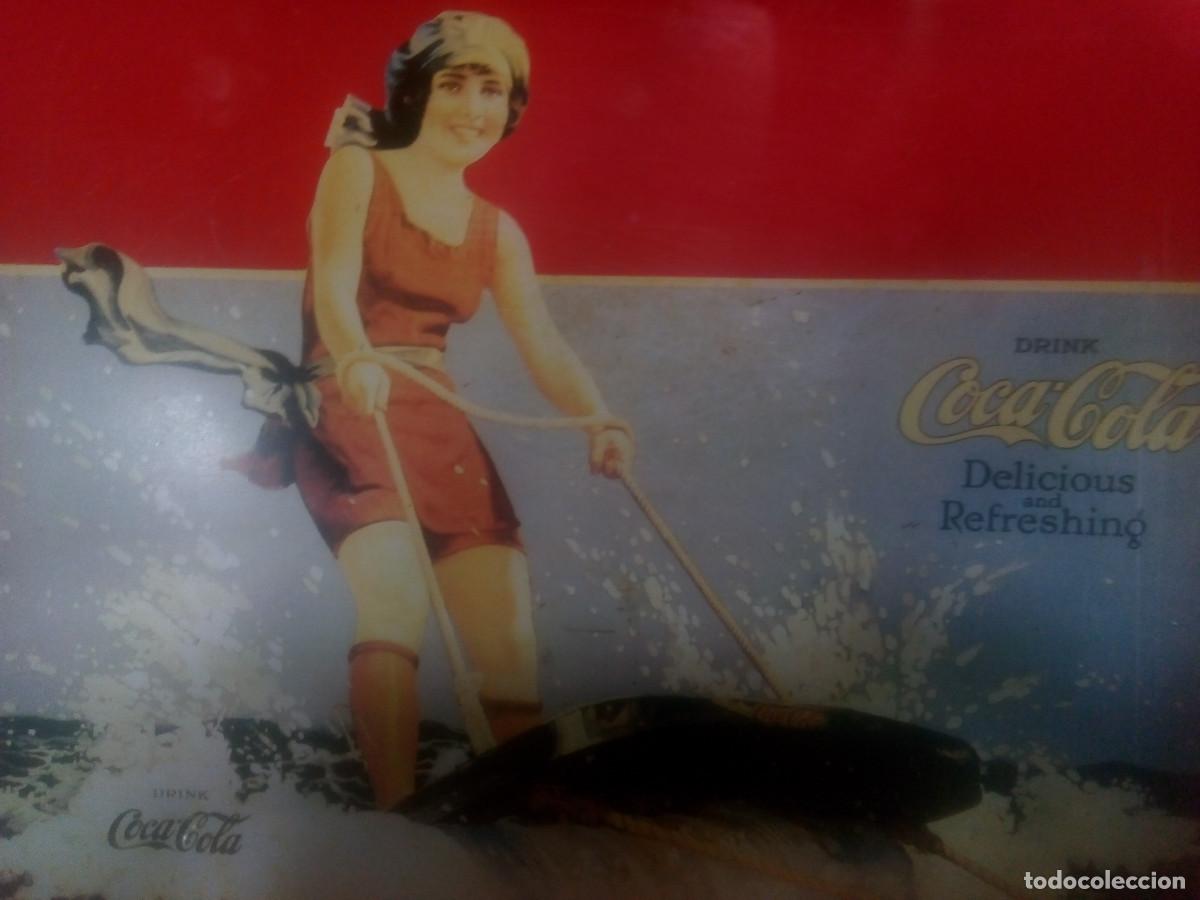 Coleccionismo de Coca-Cola y Pepsi: BANDEJA METAL COCA COLA - Foto 3