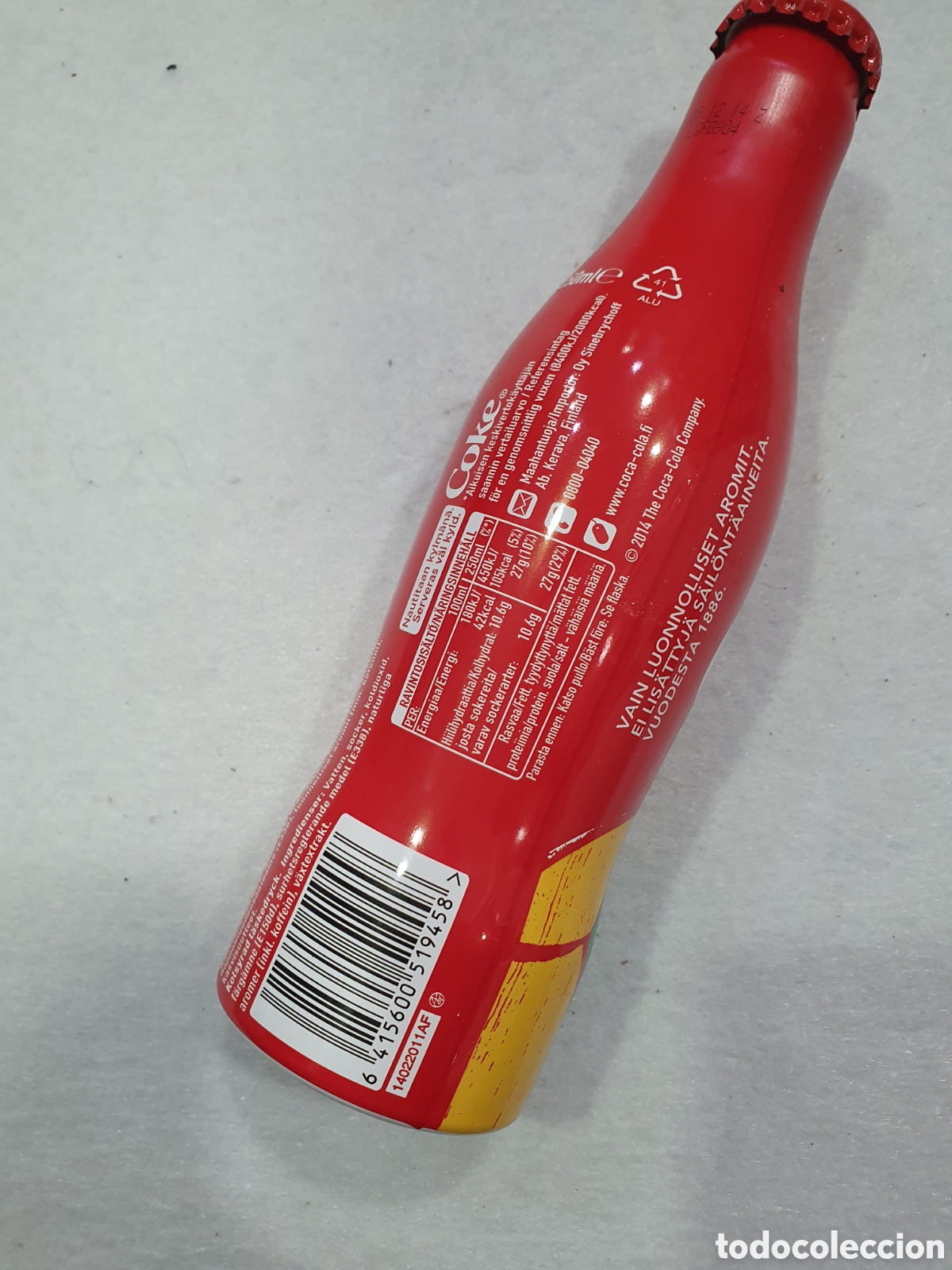 Coleccionismo de Coca-Cola y Pepsi: Botella Coca Cola aluminio ed. Limitada. (L1) - Foto 2