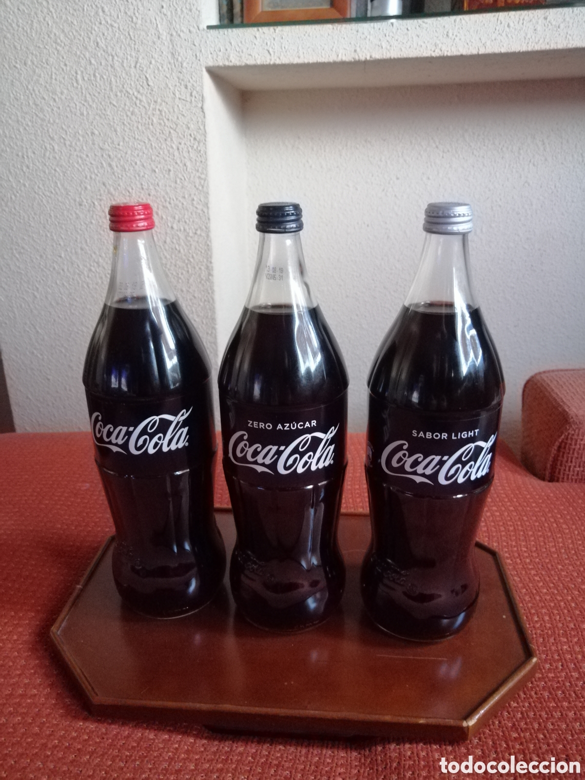Coleccionismo de Coca-Cola y Pepsi: 3 BOTELLAS DE COCA-COLA - Foto 1