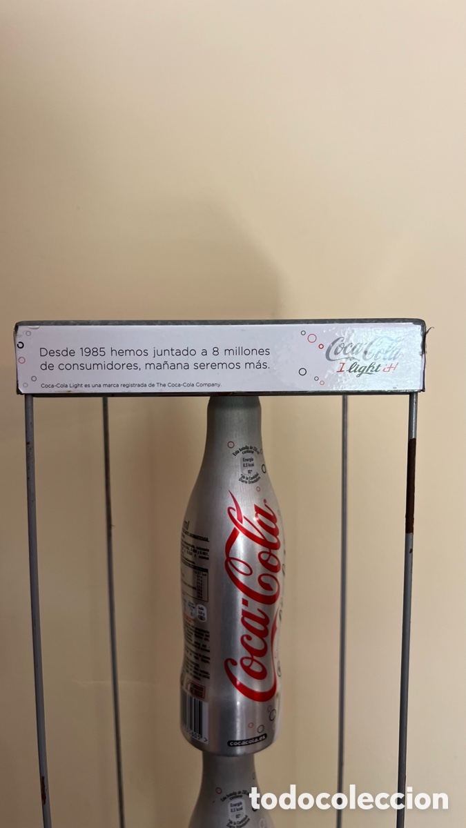 Coleccionismo de Coca-Cola y Pepsi: EXPOSITOR COCA COLA LIGHT 125 A&Ntilde;O - Foto 3