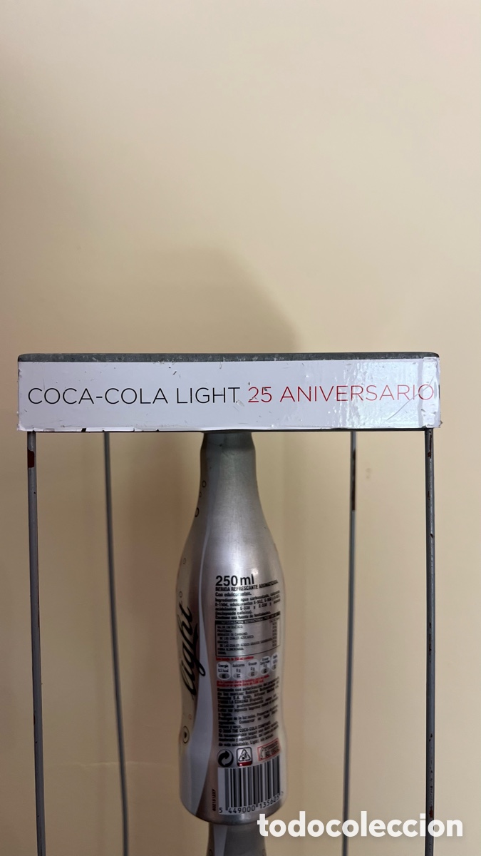 Coleccionismo de Coca-Cola y Pepsi: EXPOSITOR COCA COLA LIGHT 125 A&Ntilde;O - Foto 4