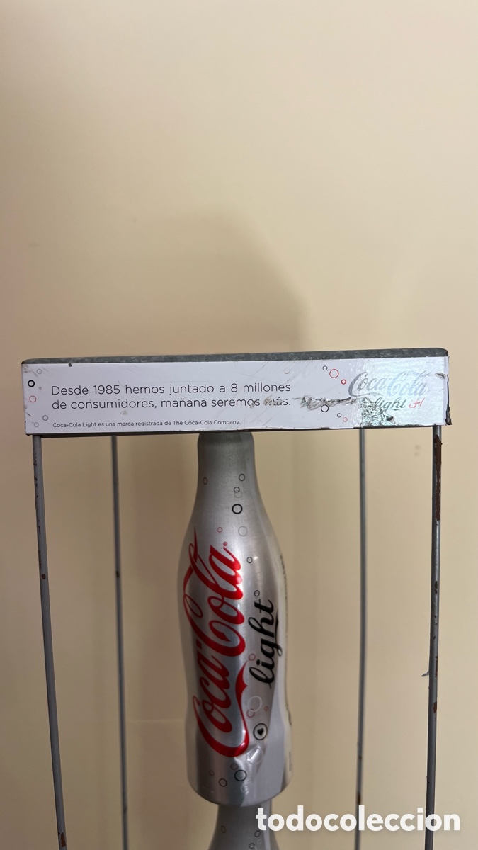 Coleccionismo de Coca-Cola y Pepsi: EXPOSITOR COCA COLA LIGHT 125 A&Ntilde;O - Foto 5