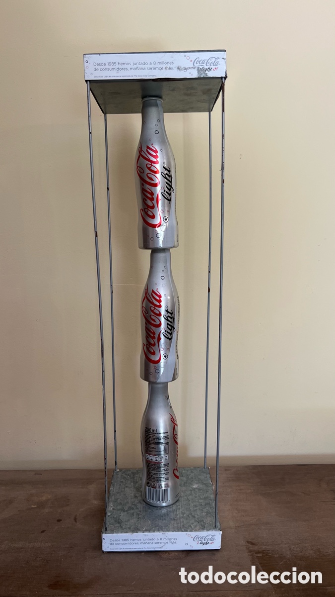 Coleccionismo de Coca-Cola y Pepsi: EXPOSITOR COCA COLA LIGHT 125 A&Ntilde;O - Foto 6
