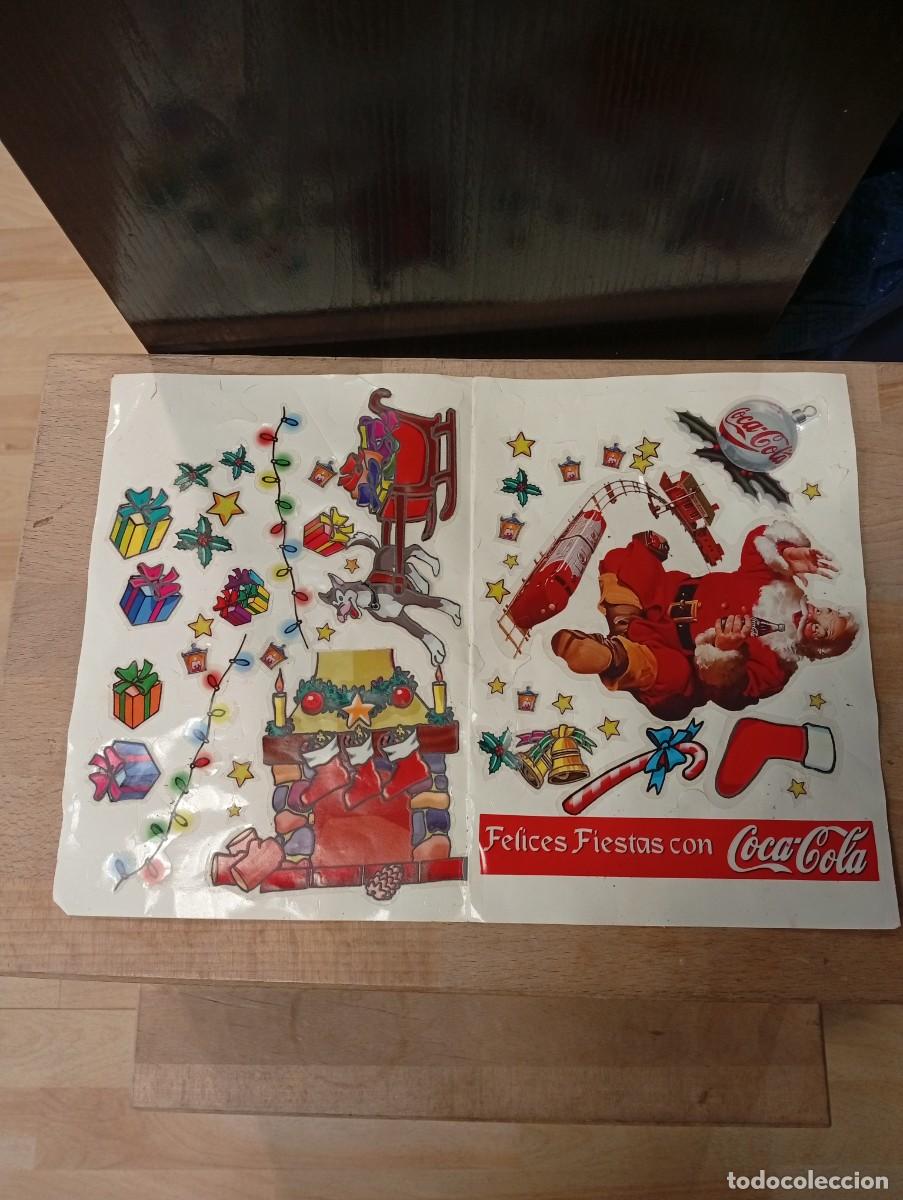Coleccionismo de Coca-Cola y Pepsi: Hoja de pegatinas Cocacola - Foto 1