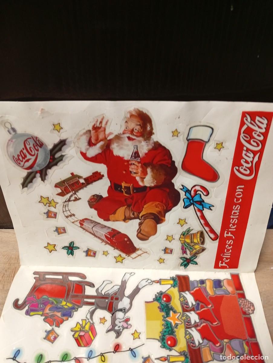 Coleccionismo de Coca-Cola y Pepsi: Hoja de pegatinas Cocacola - Foto 2