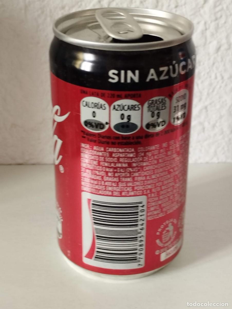 Coleccionismo de Coca-Cola y Pepsi: BOTE LATA COCA COLA SIN AZUCAR 220 ML - Foto 2