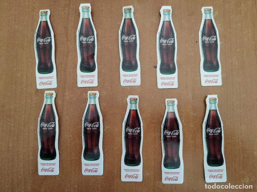 Coleccionismo de Coca-Cola y Pepsi: Lote de 10 PIN COCA COLA. COKE PIN. ZERO ZERO. - Foto 1