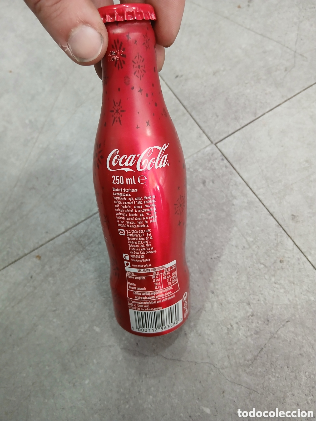 Coleccionismo de Coca-Cola y Pepsi: Botella Coca Cola Aluminio ed. limitada. (L98) - Foto 2