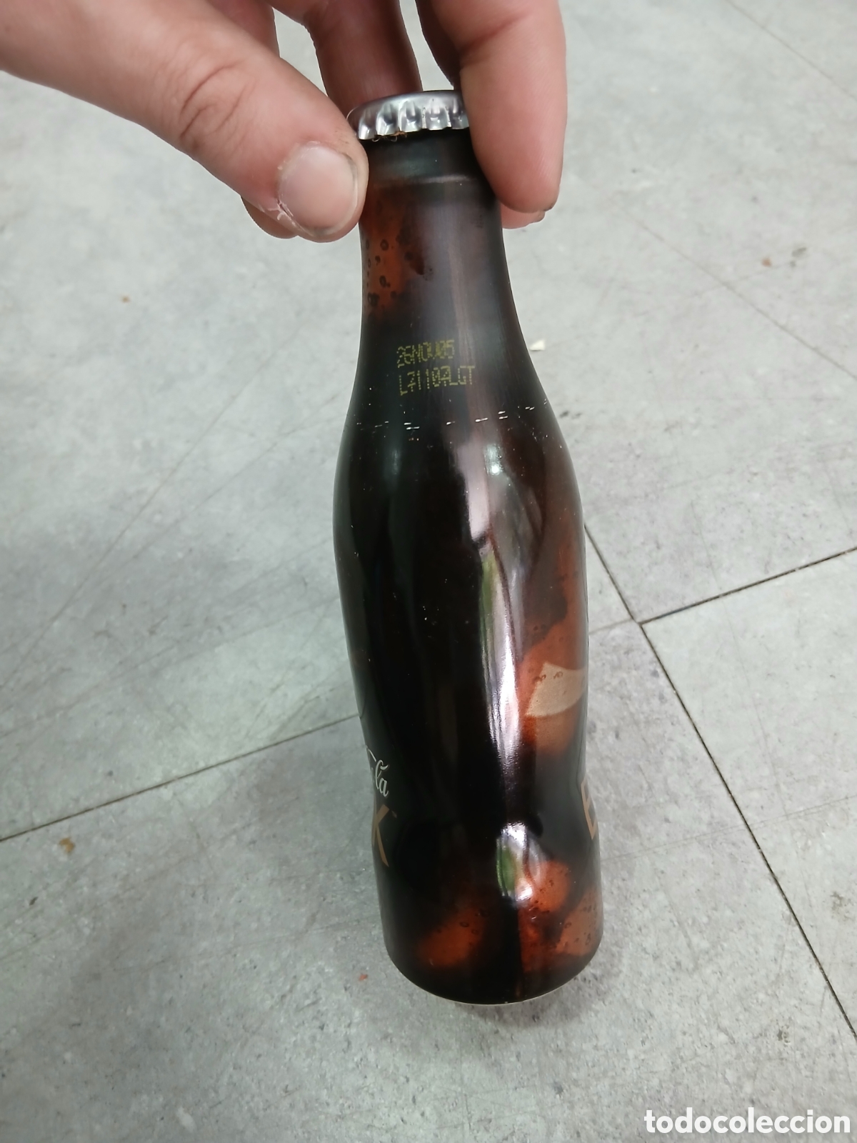 Coleccionismo de Coca-Cola y Pepsi: Botella Coca Cola Aluminio ed. limitada. (L98) - Foto 2