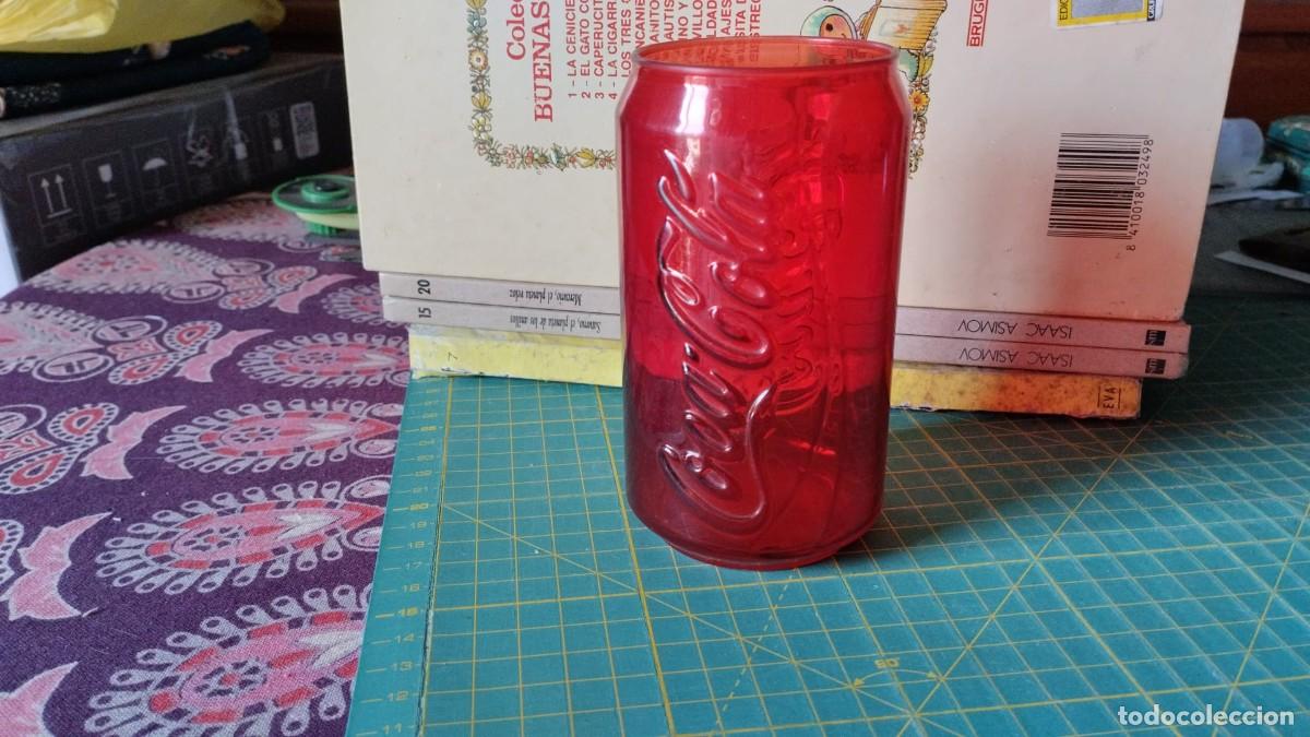 Coleccionismo de Coca-Cola y Pepsi: Vaso de Coca Cola con forma de lata - Foto 1
