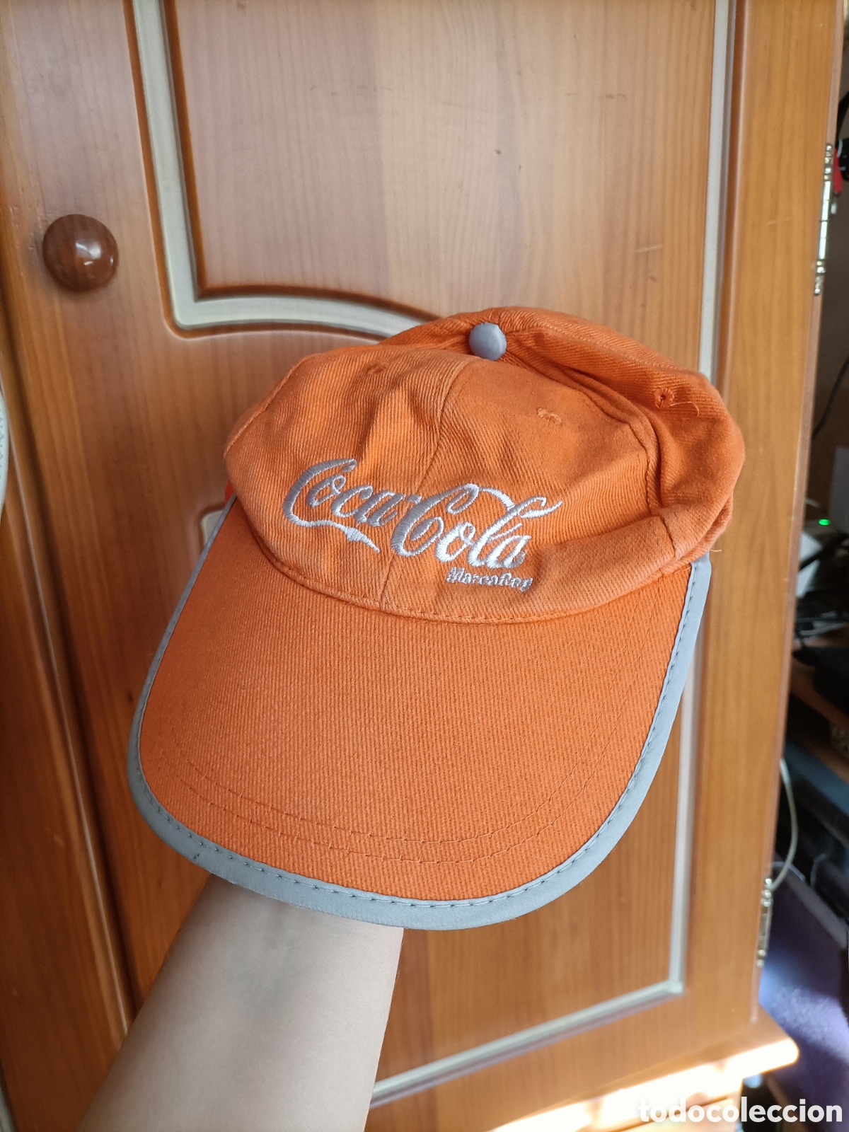 Coleccionismo de Coca-Cola y Pepsi: Coca-cola gorra naranja. - Foto 3