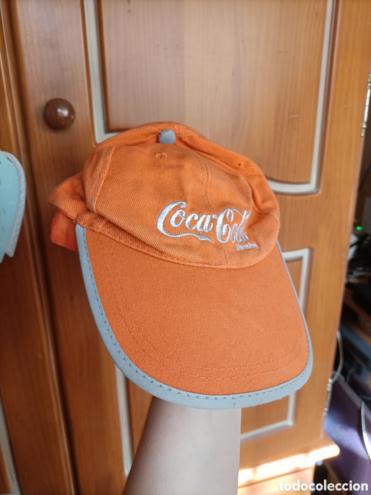 Coleccionismo de Coca-Cola y Pepsi: Coca-cola gorra naranja. - Foto 1