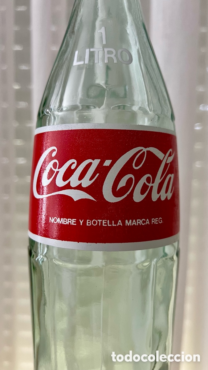 Coleccionismo de Coca-Cola y Pepsi: ANTIGUA BOTELLA DE COCA COLA DE 1 LITRO , IMPECABLE - Foto 2