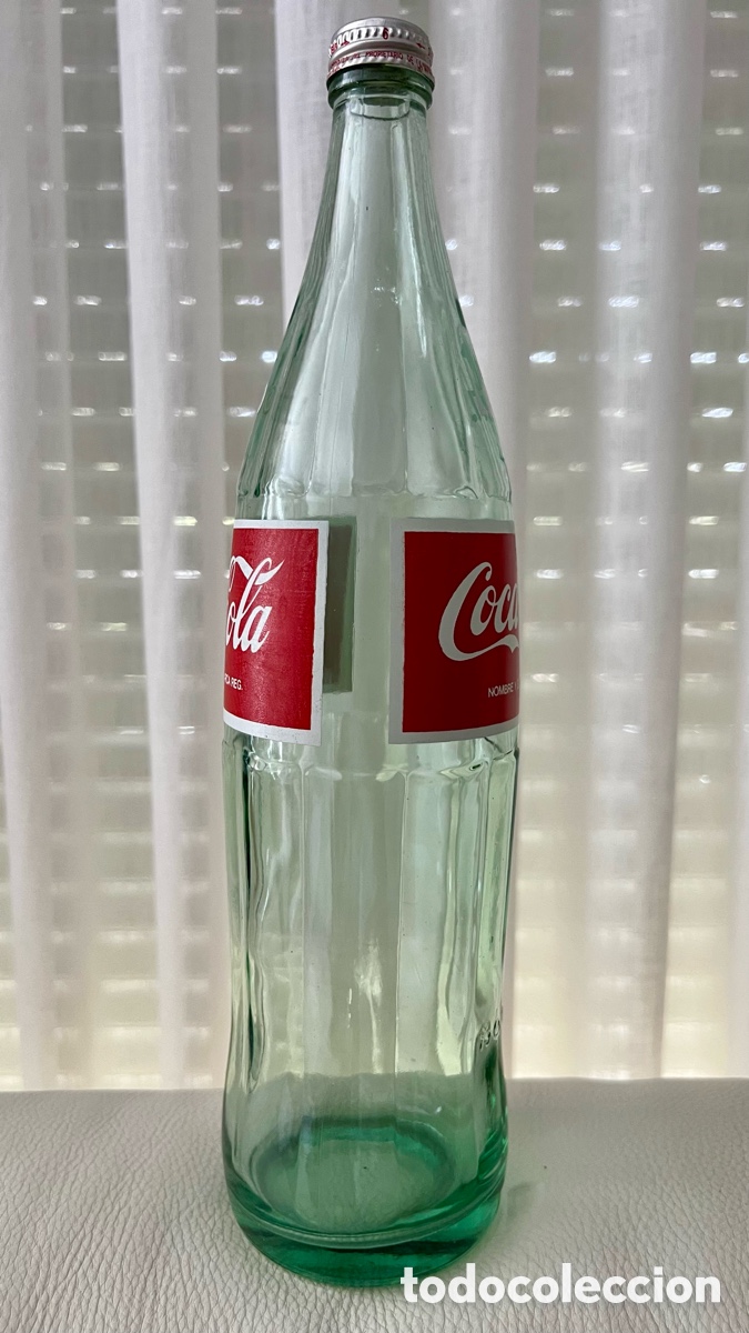 Coleccionismo de Coca-Cola y Pepsi: ANTIGUA BOTELLA DE COCA COLA DE 1 LITRO , IMPECABLE - Foto 3