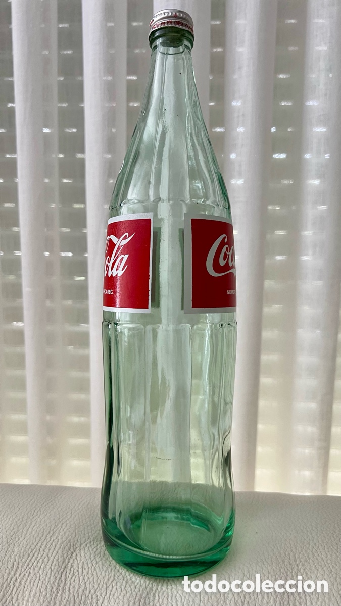 Coleccionismo de Coca-Cola y Pepsi: ANTIGUA BOTELLA DE COCA COLA DE 1 LITRO , IMPECABLE - Foto 8