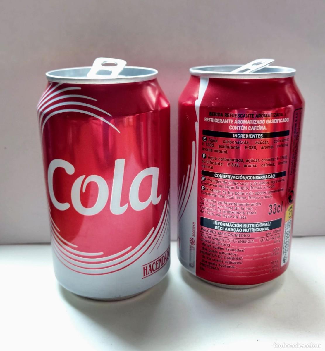 Coleccionismo de Coca-Cola y Pepsi: BOTE - LATA COLA HACENDADO - Foto 1