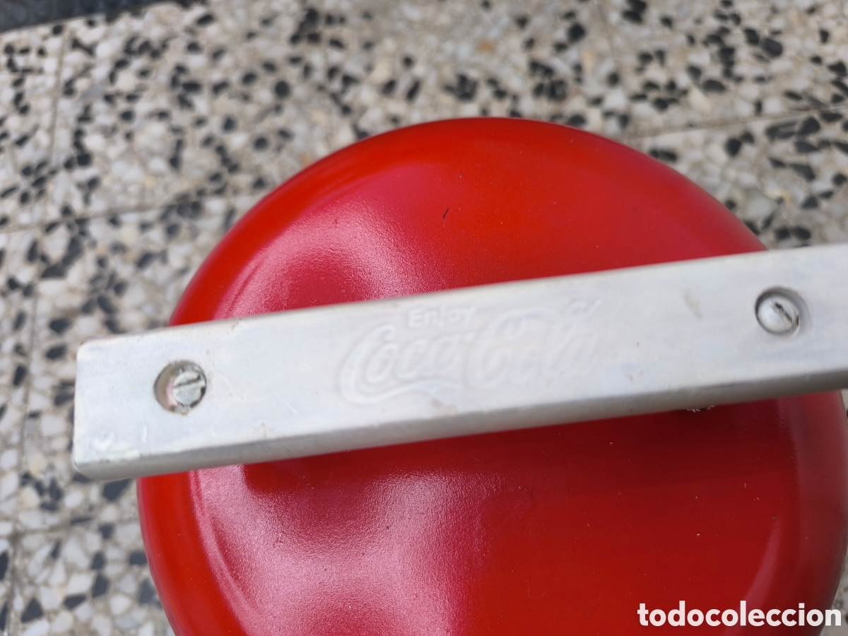 Coleccionismo de Coca-Cola y Pepsi: NEVERA DE COCA COLA DE FORMA  REDONDA - Foto 5