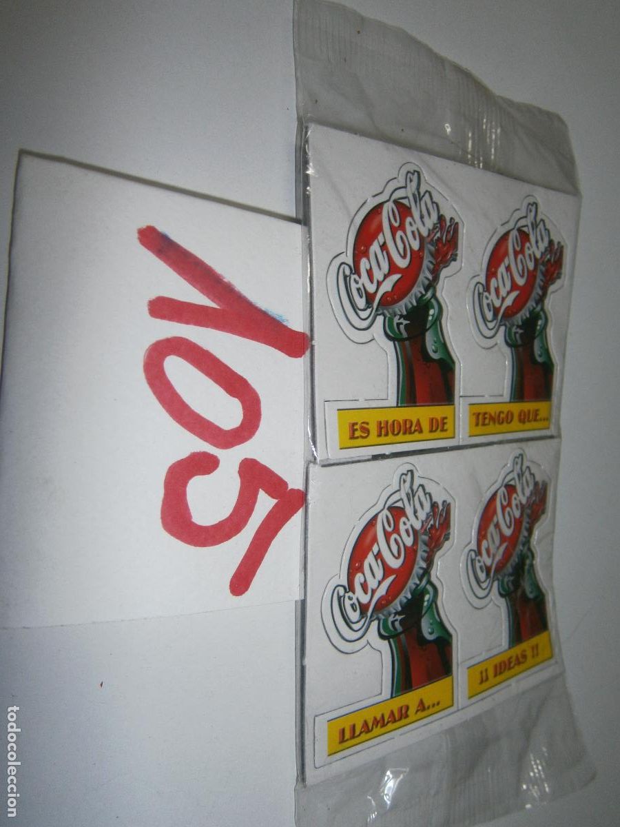 Coleccionismo de Coca-Cola y Pepsi: LOTE DE IMANES COCA COLA - Foto 1