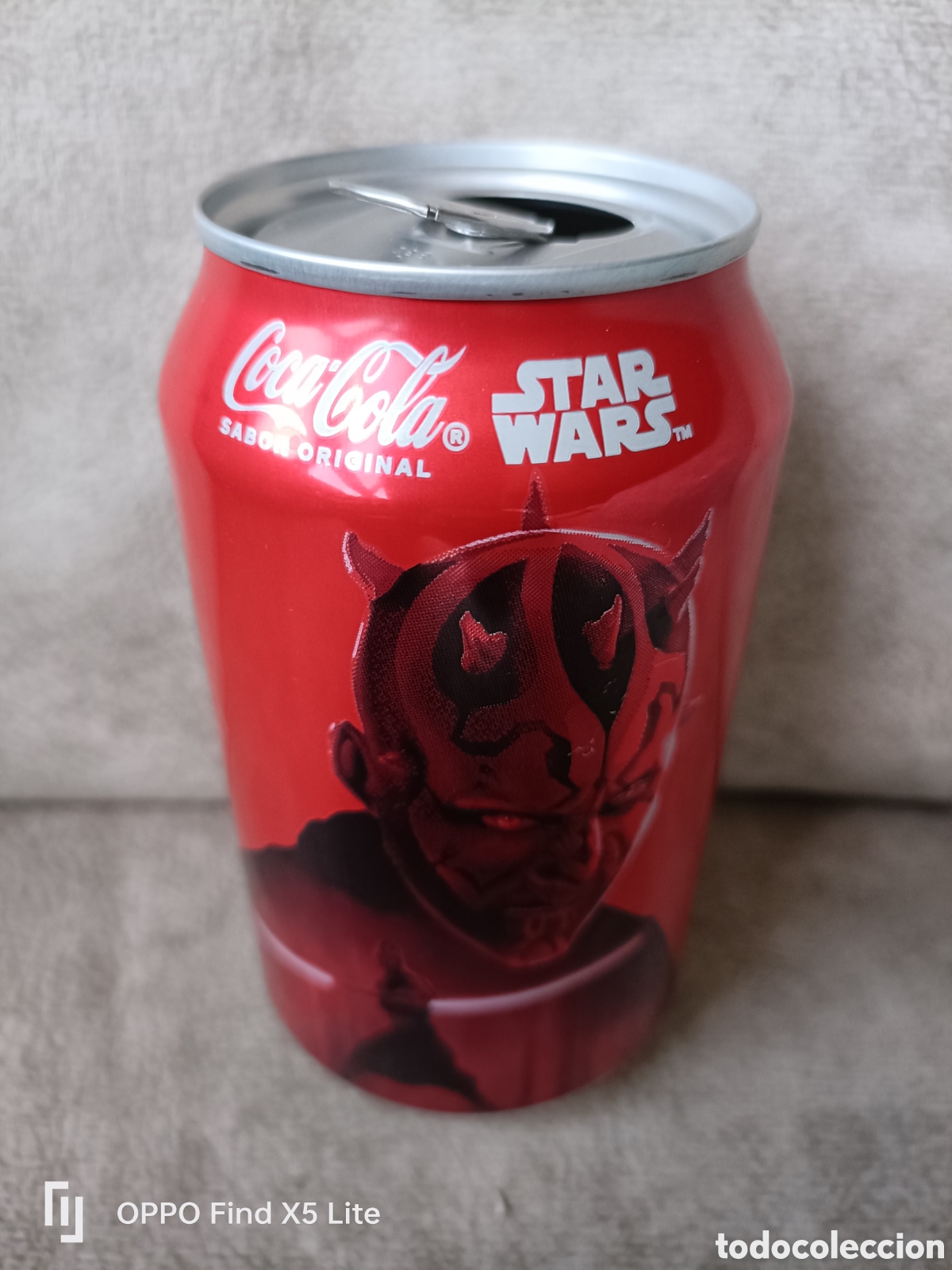 Coleccionismo de Coca-Cola y Pepsi: Lata Refresco Coca-Cola Darth Maul -Edici&oacute;n Limitada- - Foto 2