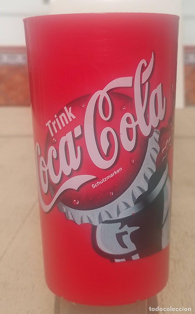 Coleccionismo de Coca-Cola y Pepsi: Trink Coca Cola, Vaso de Pl&aacute;stico - Foto 1