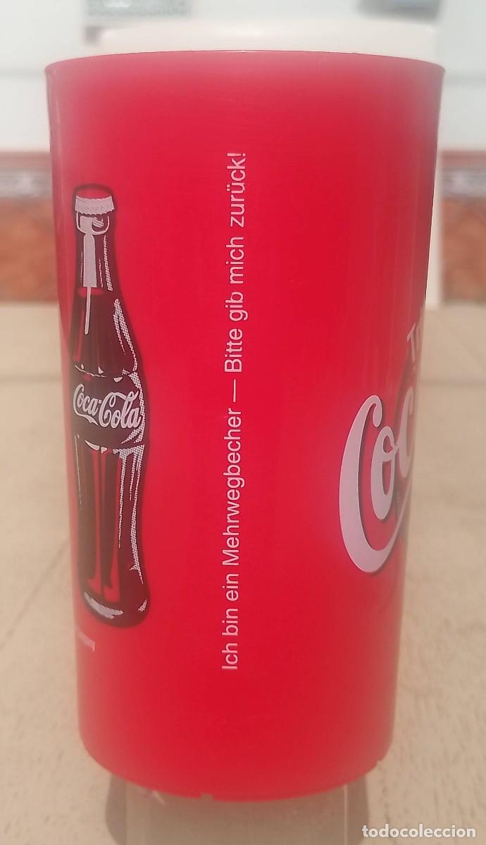 Coleccionismo de Coca-Cola y Pepsi: Trink Coca Cola, Vaso de Pl&aacute;stico - Foto 4