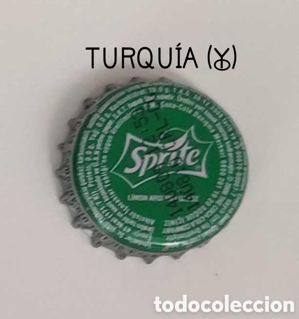 Coleccionismo de Coca-Cola y Pepsi: Chapa corona de Sprite - Foto 1