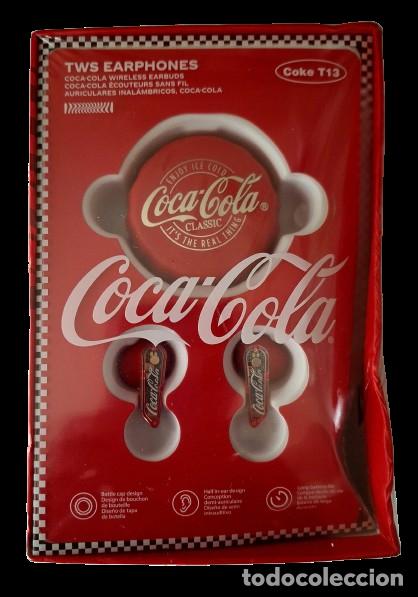 Colecionismo de Coca-Cola e Pepsi: Auriculares inalambricos Coca Cola Bluetooth Coke T13