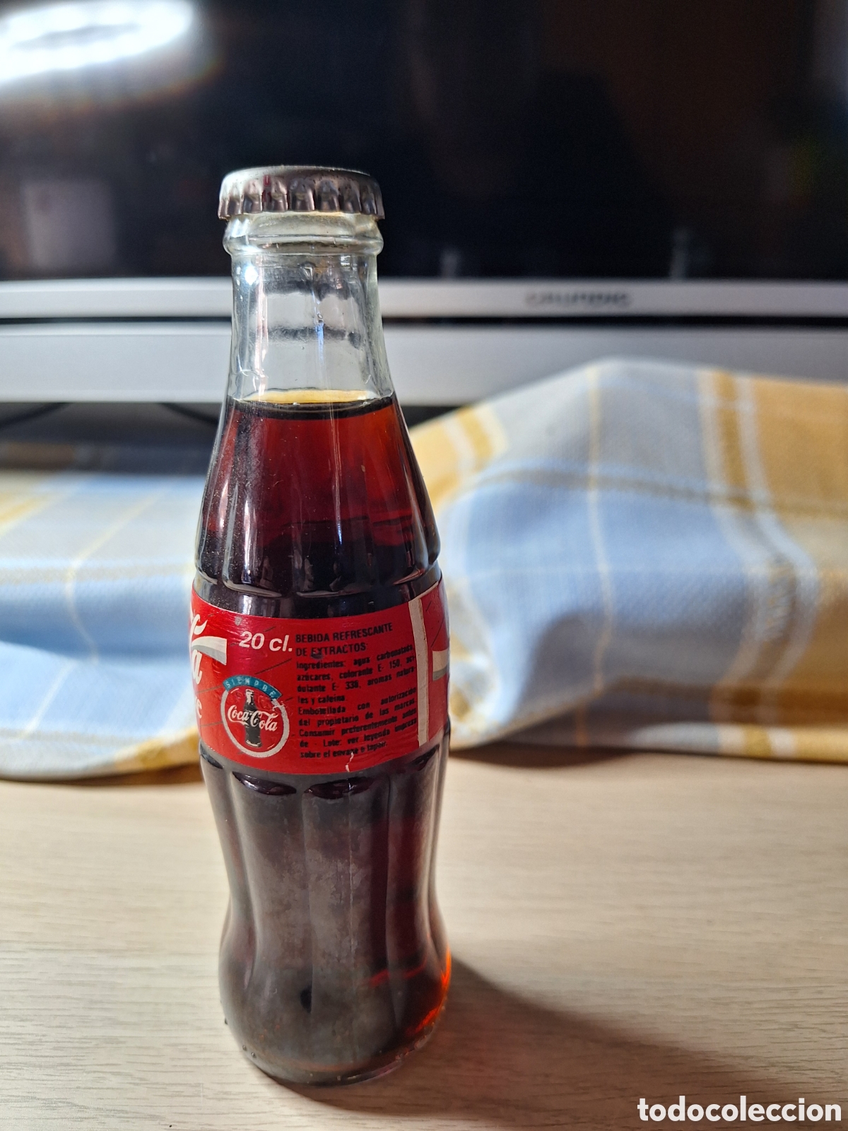 Coleccionismo de Coca-Cola y Pepsi: Botellin coca-cola error etiquetaje. - Foto 2