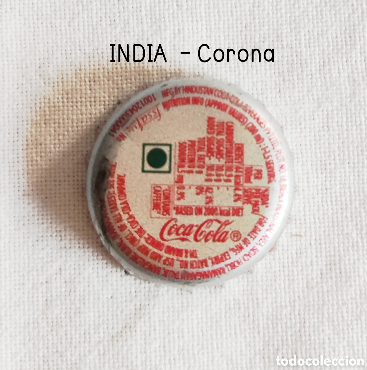 Coleccionismo de Coca-Cola y Pepsi: Chapa corona de refresco - Foto 1
