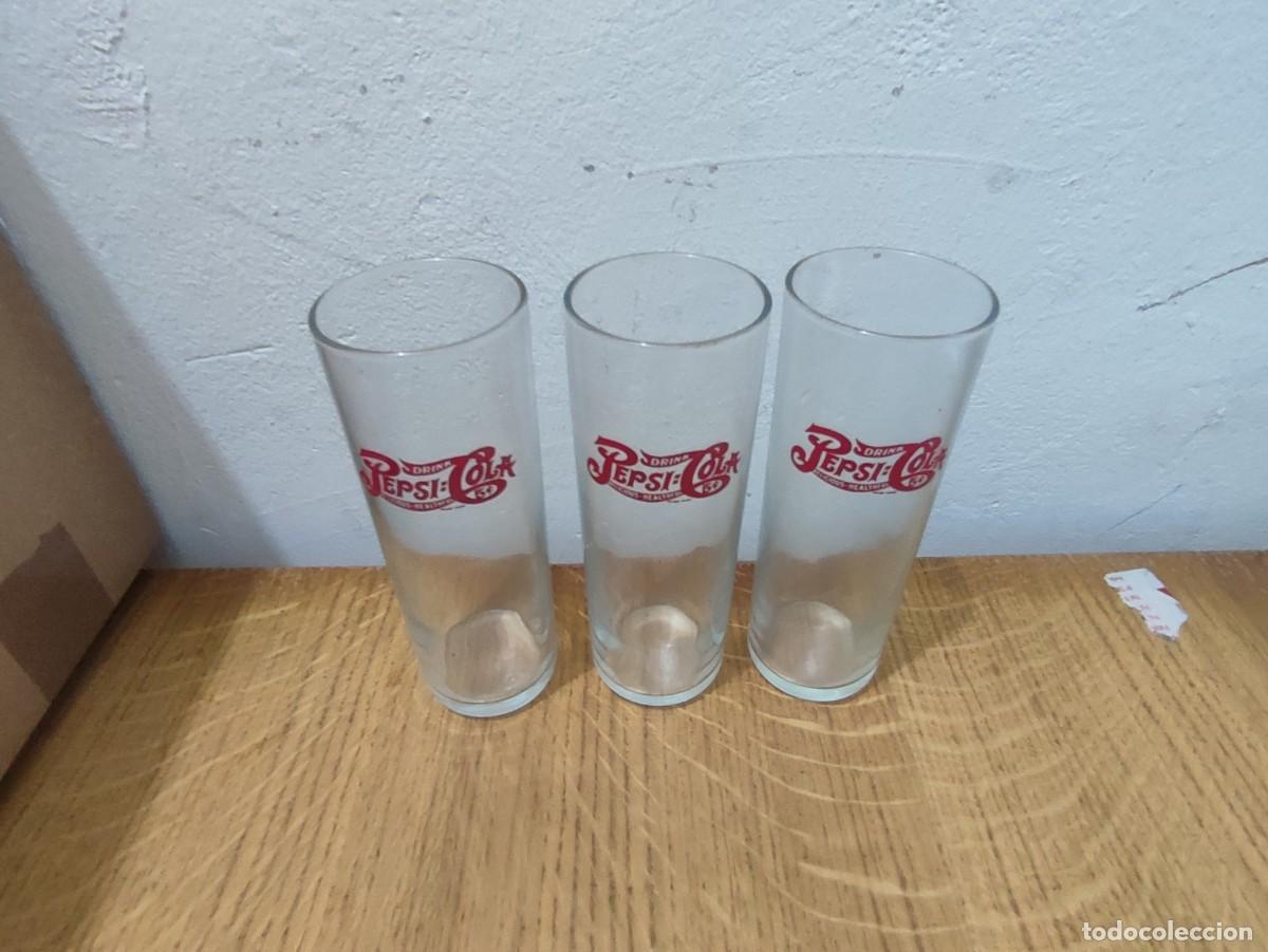 Coleccionismo de Coca-Cola y Pepsi: ANTIGUO VASO DE PEPSI COLA - Foto 1