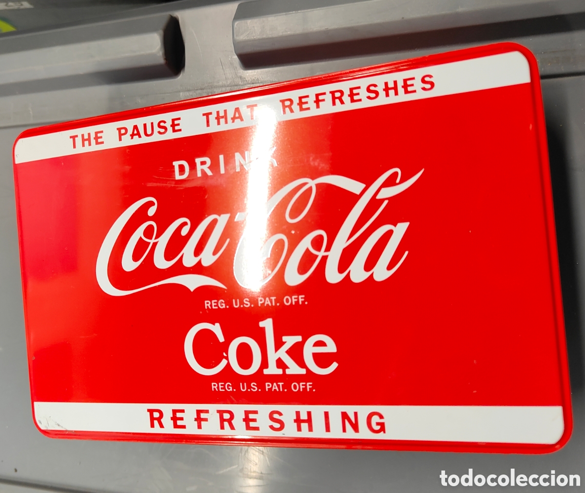 Coleccionismo de Coca-Cola y Pepsi: 2 botellas y lata colecci&oacute;n Coca Cola - Foto 2