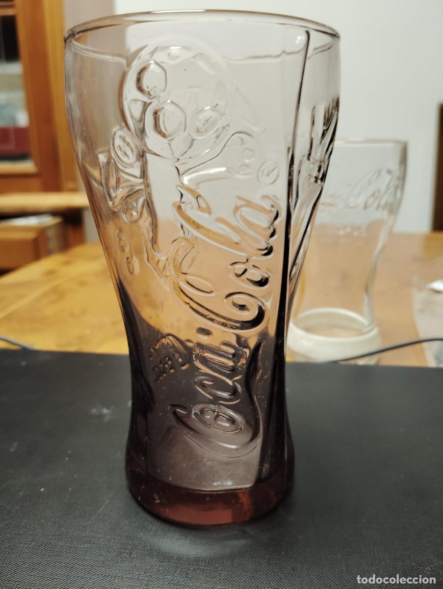 Coleccionismo de Coca-Cola y Pepsi: Vaso cocacola ahumado - Foto 1