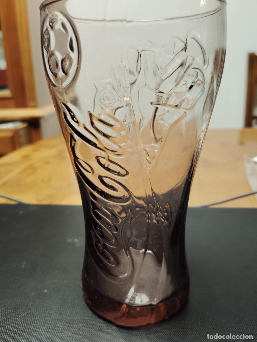 Coleccionismo de Coca-Cola y Pepsi: Vaso cocacola ahumado - Foto 2