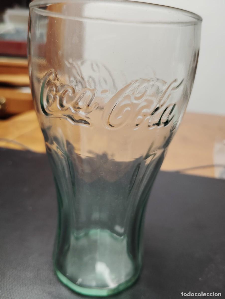 Coleccionismo de Coca-Cola y Pepsi: vaso Coca-Cola transparente - Foto 1