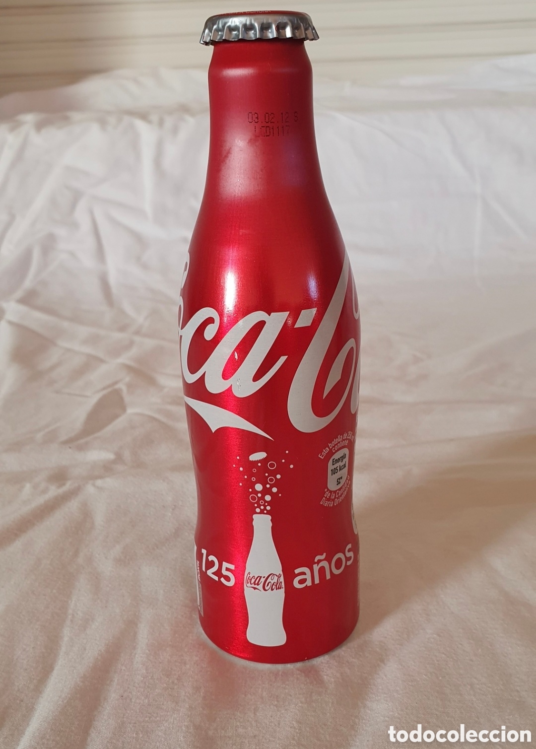 Collectionnisme de Coca-Cola et Pepsi: COCA-COLA CONMEMORATIVA 125 A&Ntilde;OS (VACIA CON LA CHAPA)2007