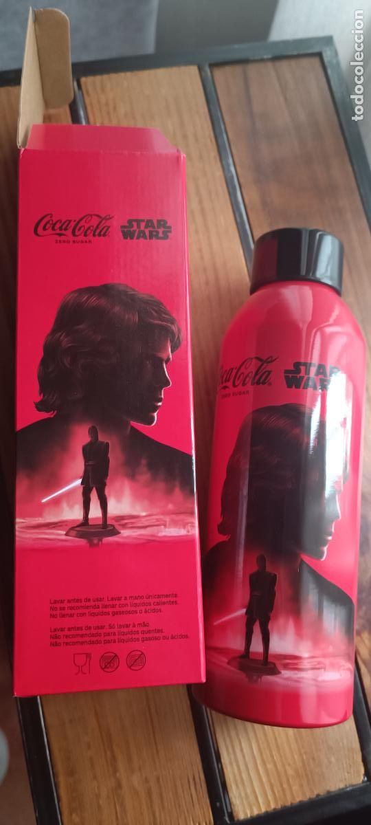 Coleccionismo de Coca-Cola y Pepsi: BOTELLA COCA COLA STAR WARS ANAKIN - Foto 1