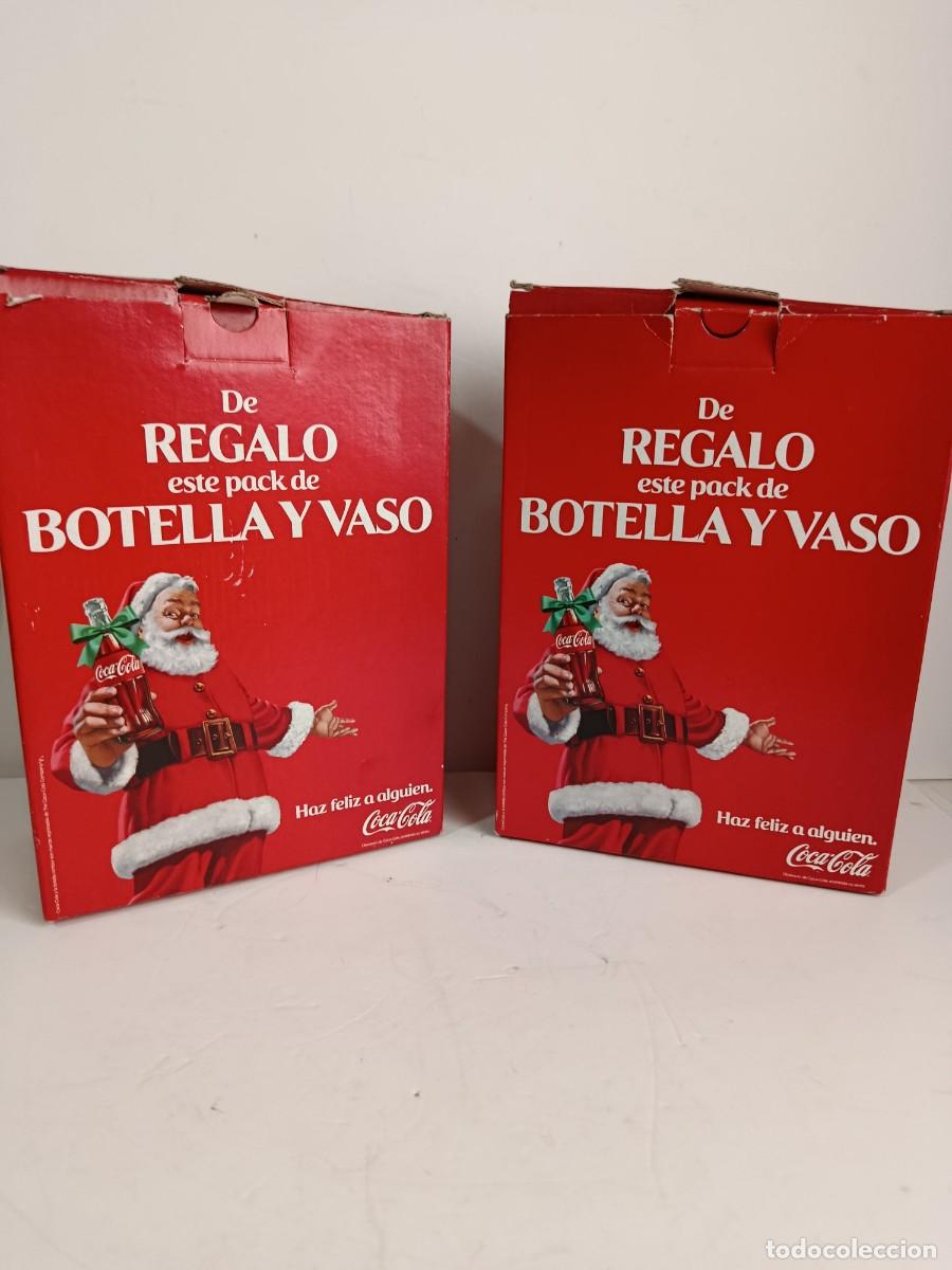 Coleccionismo de Coca-Cola y Pepsi: DOS PACKS DE COCACOLA. BOTELLA Y VASO. - Foto 1