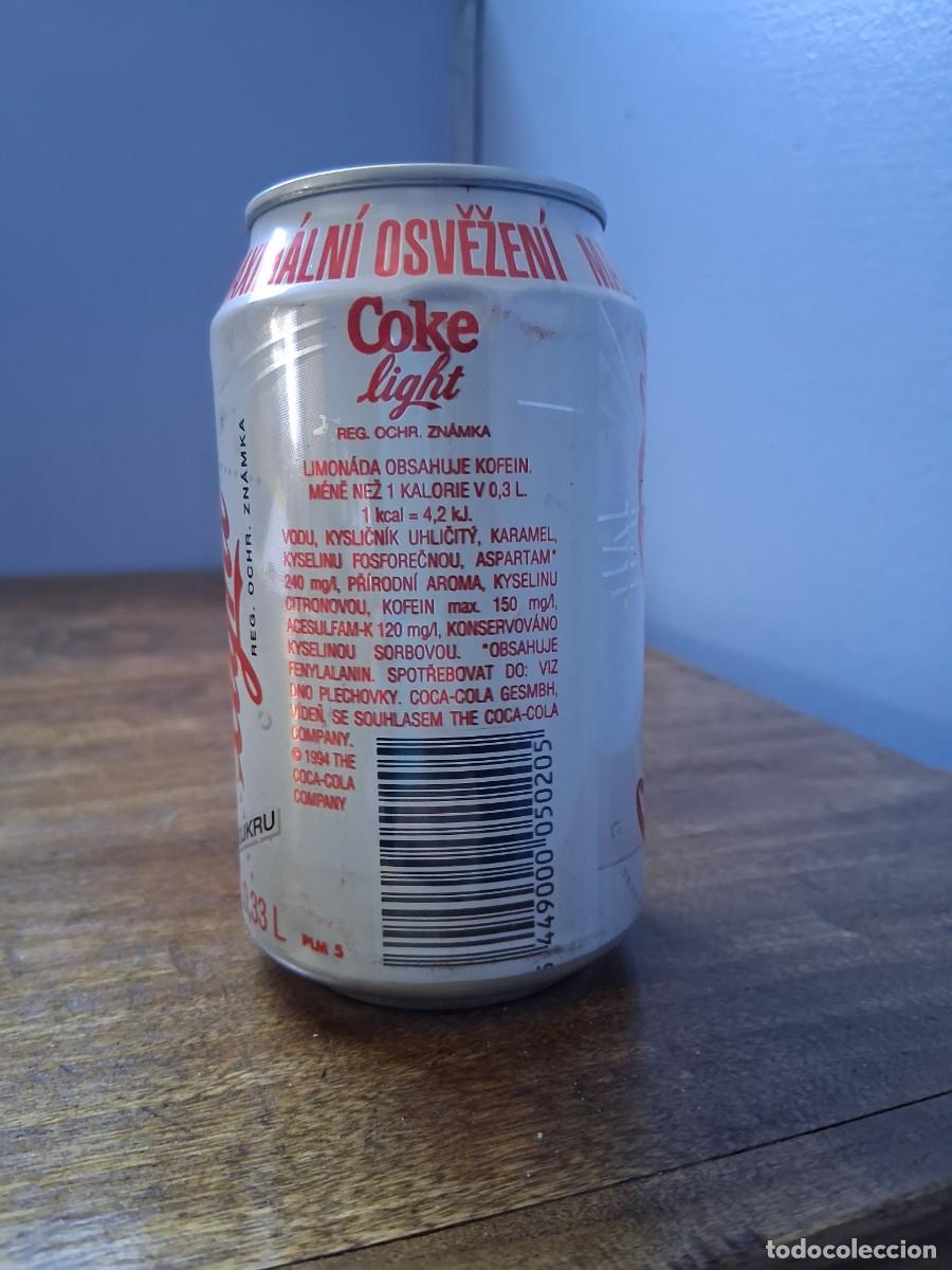 Coleccionismo de Coca-Cola y Pepsi: Lata Coca cola light Rep&uacute;blica checa - Foto 2