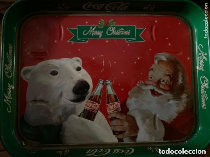 Collecting of Coca-Cola and Pepsi: ANTIGUA BANDEJITA COCA-COLA MERRY CHRISTMAS FELIZ NAVIDAD