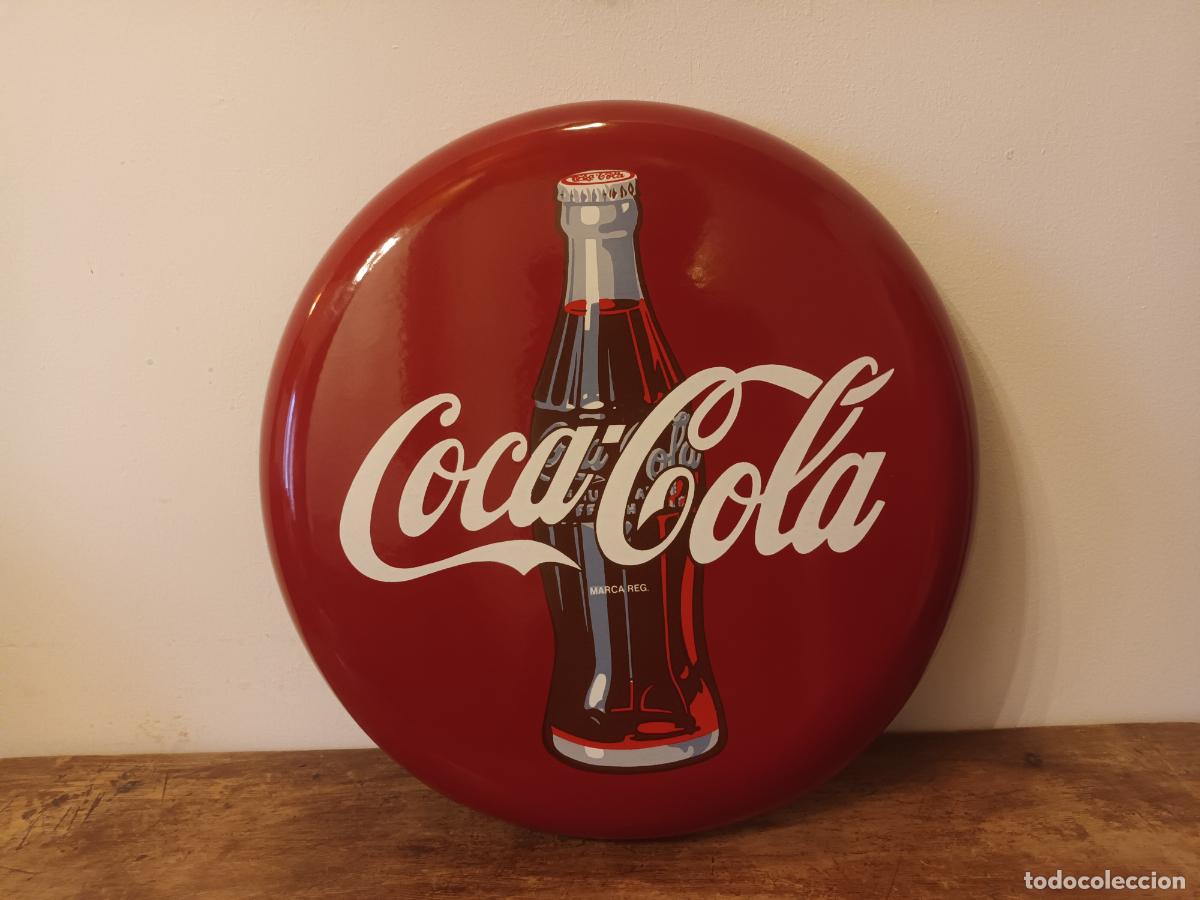 Coleccionismo de Coca-Cola y Pepsi: CARTEL CHAPA PLACA PUBLICIDAD COCACOLA COCA-COLA METALICA ESMALTADA
