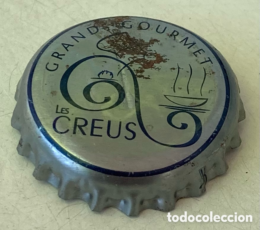 Coleccionismo de Coca-Cola y Pepsi: TAP&Oacute;N CORONA CHAPA WATER AGUA AIGUA LES CREUS (16). GIRONA.FAB.CHAPA: U.--LOTE N. 4102--CARMANJO