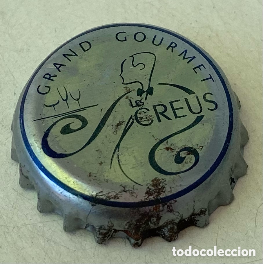 Coleccionismo de Coca-Cola y Pepsi: TAP&Oacute;N CORONA CHAPA WATER AGUA AIGUA LES CREUS (19). GIRONA.FAB.CHAPA: U.--LOTE N. 4105--CARMANJO