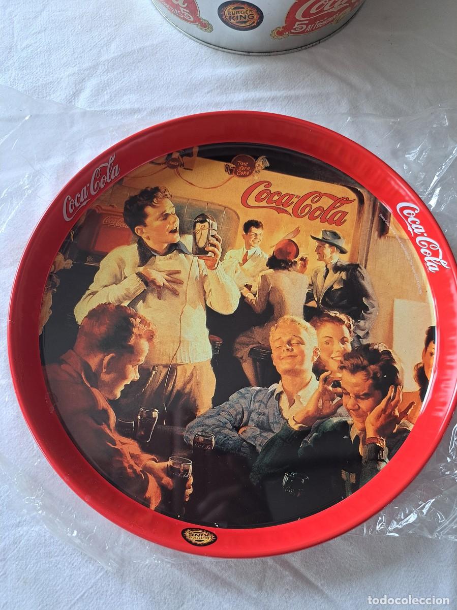 Coleccionismo de Coca-Cola y Pepsi: bandeja de metal de coca cola. - Foto 1