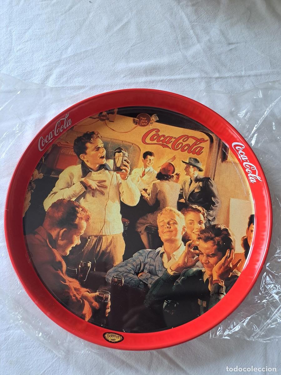 Coleccionismo de Coca-Cola y Pepsi: bandeja de metal de coca cola. - Foto 2
