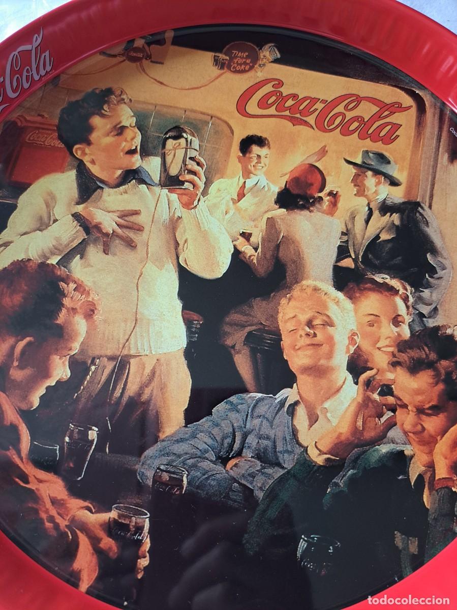 Coleccionismo de Coca-Cola y Pepsi: bandeja de metal de coca cola. - Foto 4