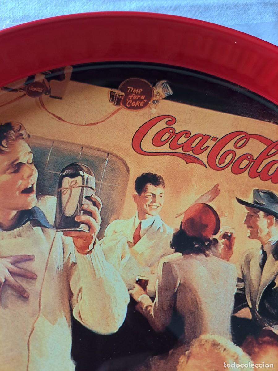 Coleccionismo de Coca-Cola y Pepsi: bandeja de metal de coca cola. - Foto 5