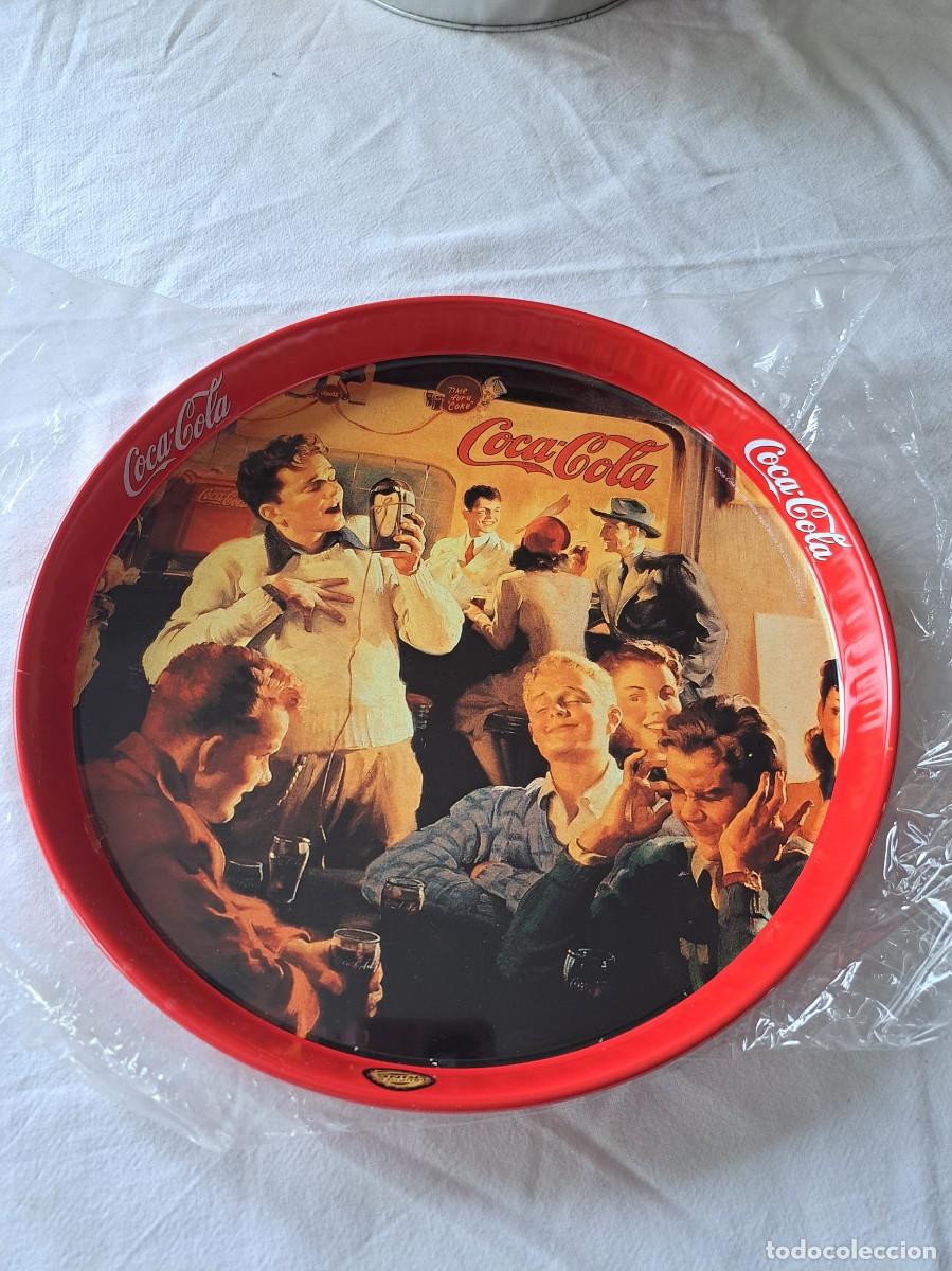 Coleccionismo de Coca-Cola y Pepsi: bandeja de metal de coca cola. - Foto 6
