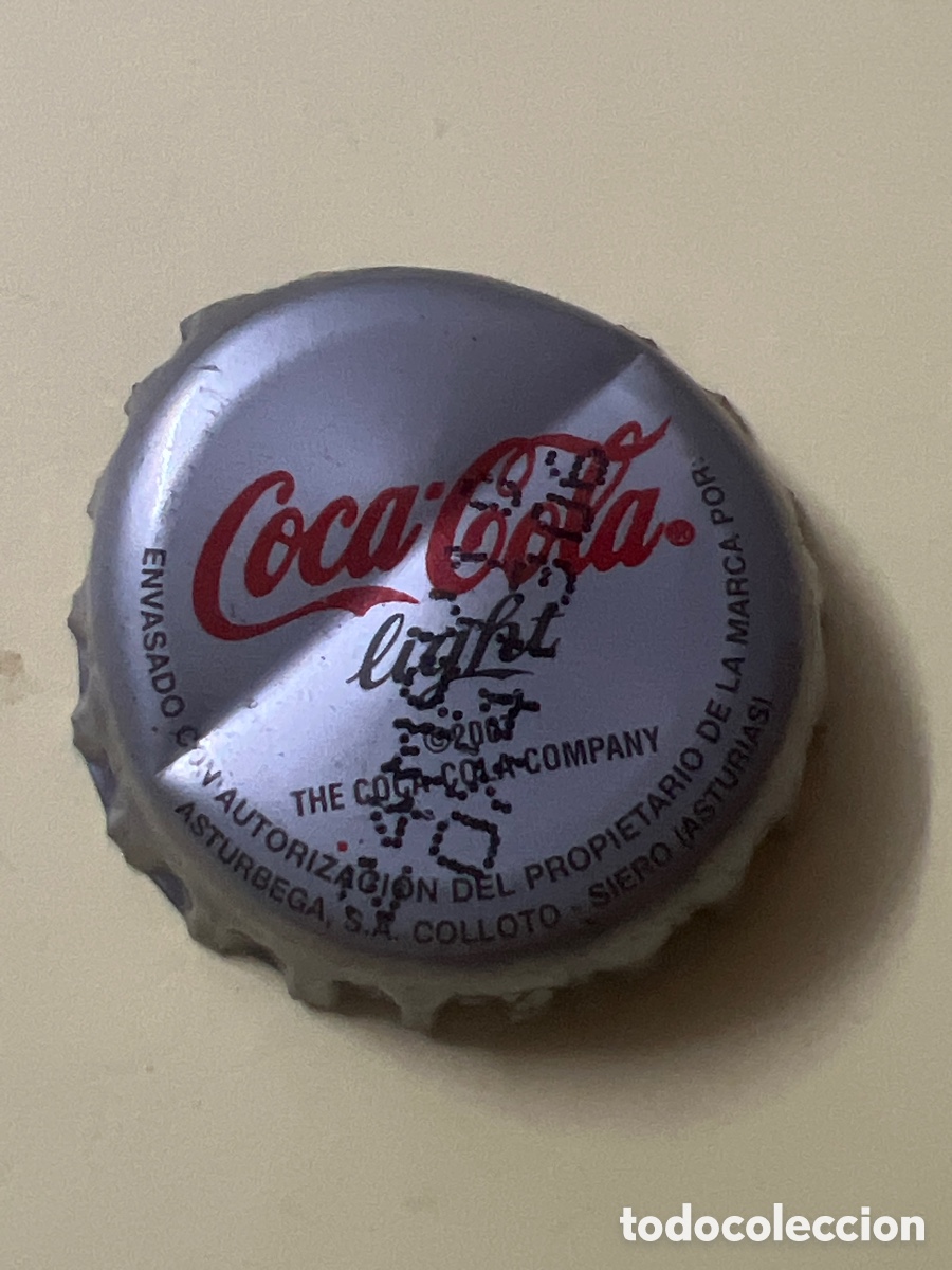 Coleccionismo de Coca-Cola y Pepsi: T4/X16/G4. CHAPA COCA-COLA LIGHT